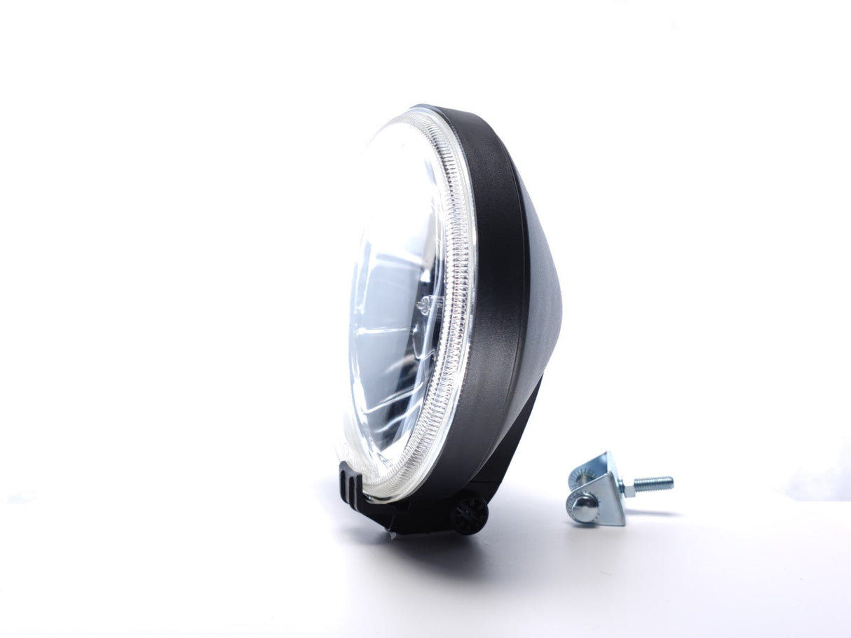 Kruhový diaľkový reflektor s bielym svetlom, 12V žiarovka, priemer 184 mm