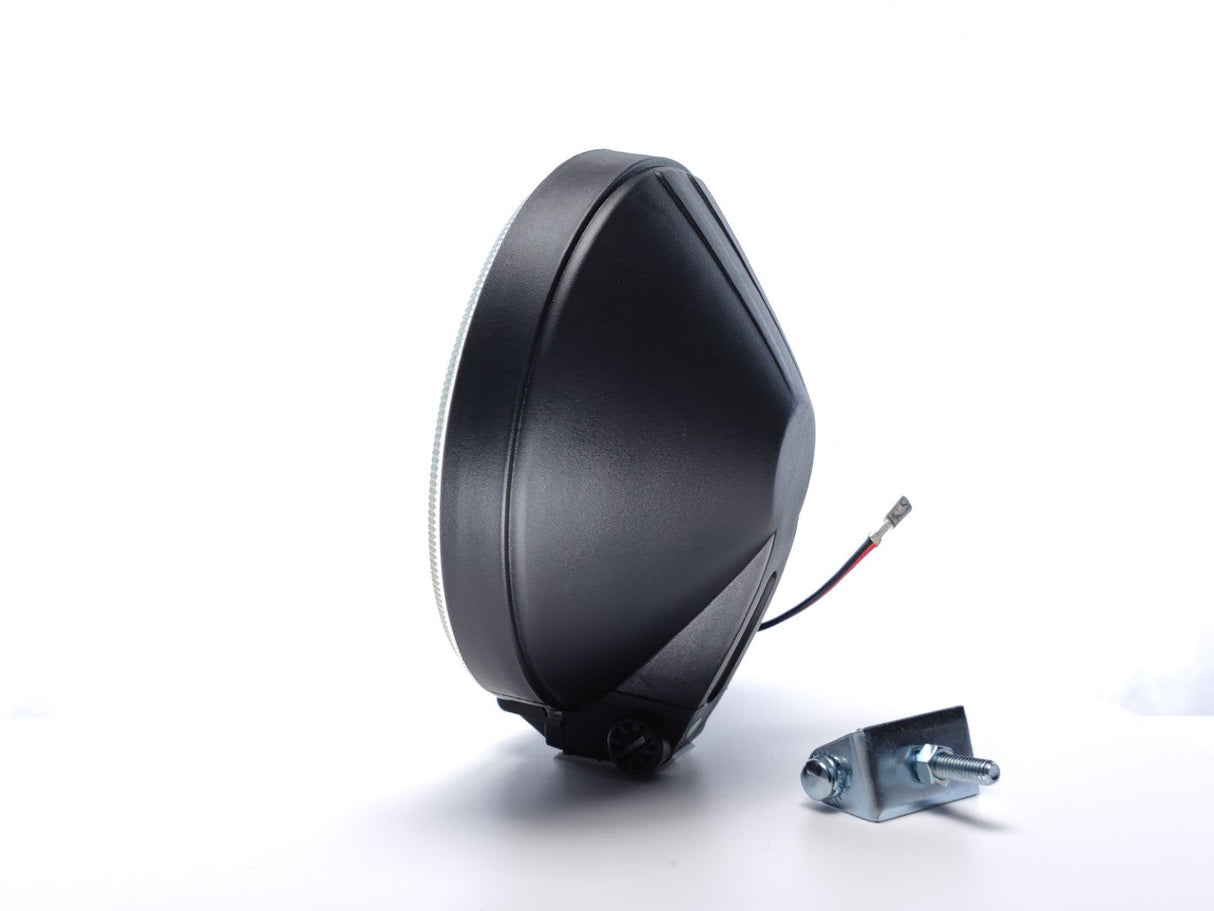 Kruhový diaľkový reflektor s bielym svetlom, 12V žiarovka, priemer 184 mm