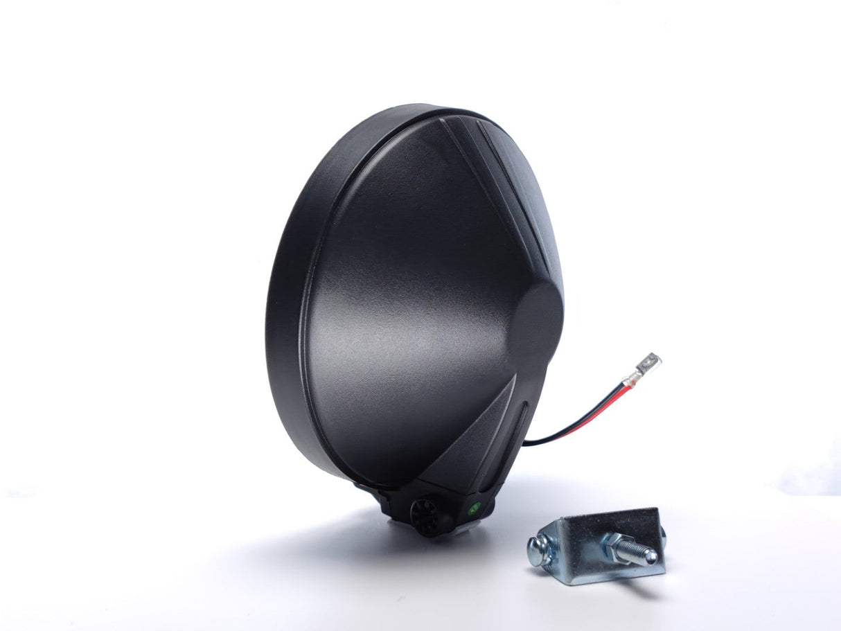 Kruhový diaľkový reflektor s bielym svetlom, 12V žiarovka, priemer 184 mm