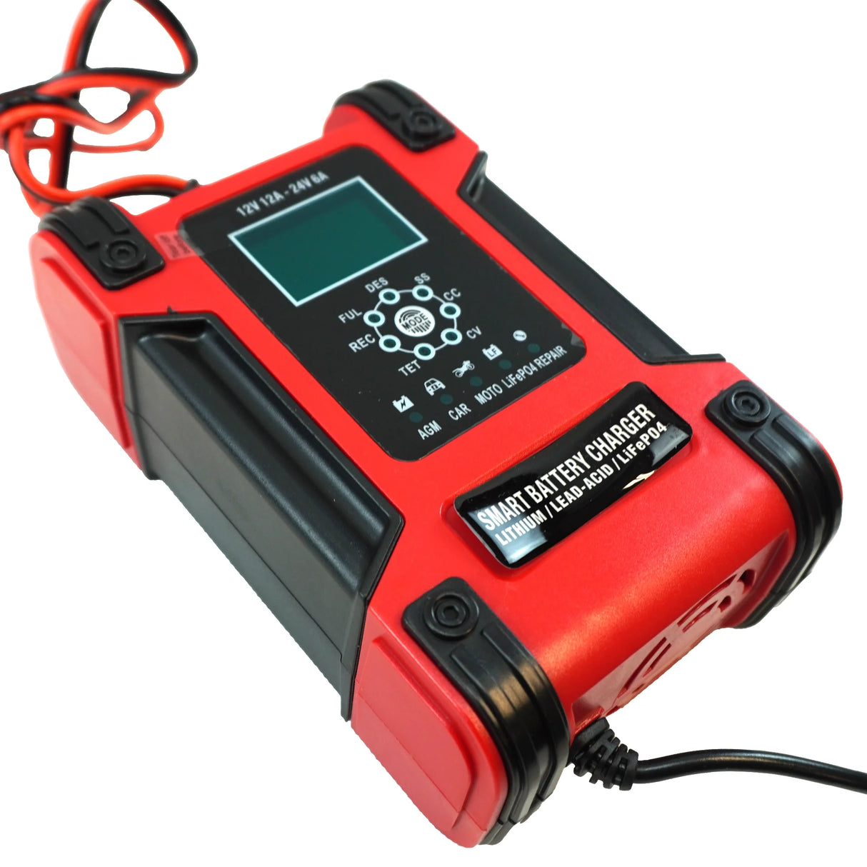 Έξυπνος Φορτιστής Μπαταρίας 12/24V 12A