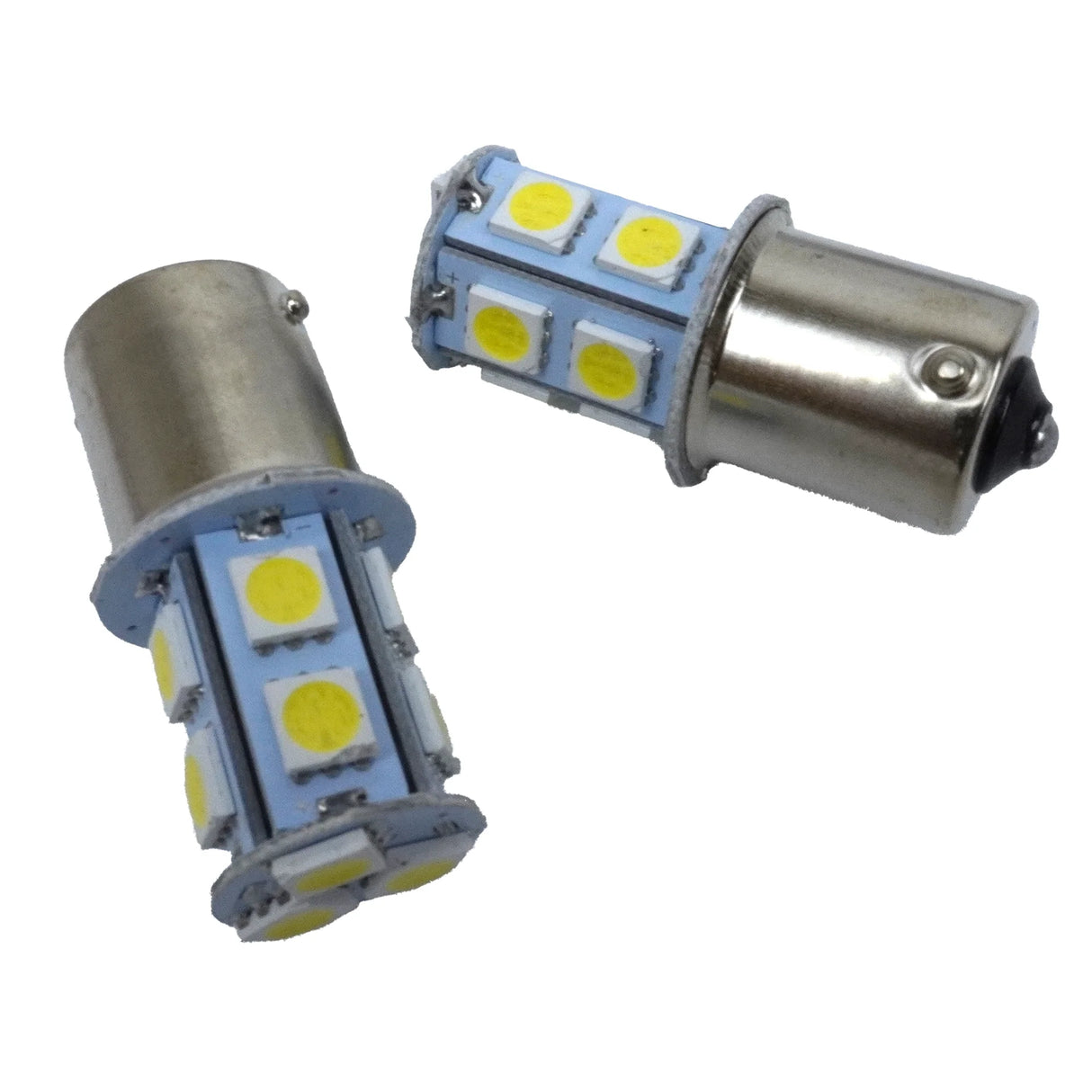 Coppia di lampadine SMD LED con attacco Ba15s