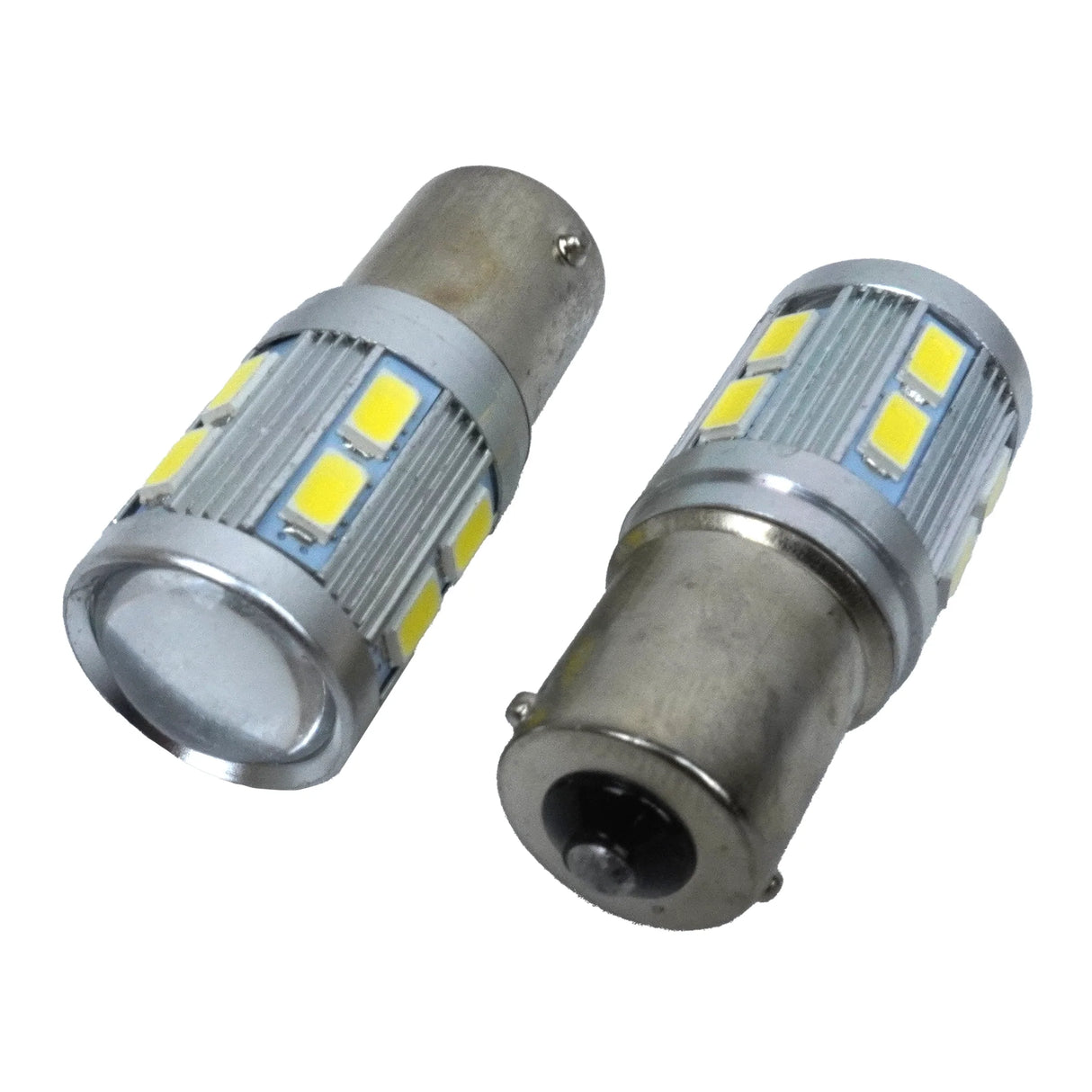 Coppia di lampadine SMD LED con attacco Ba15s