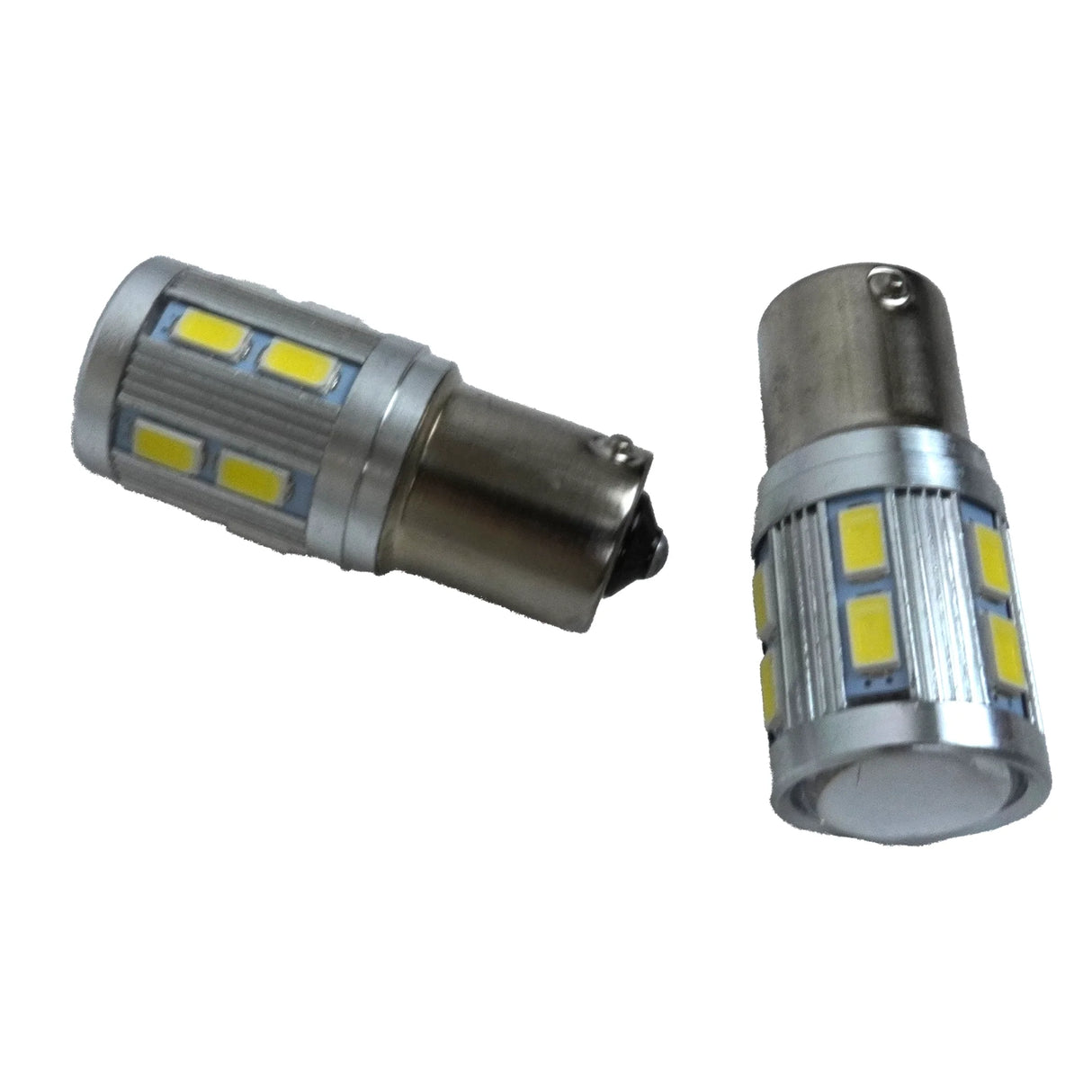 Coppia di lampadine SMD LED con attacco Ba15s