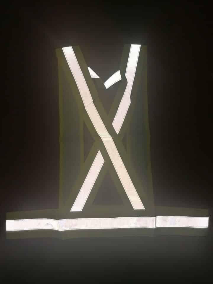 Reflexný popruh na zvýšenie viditeľnosti