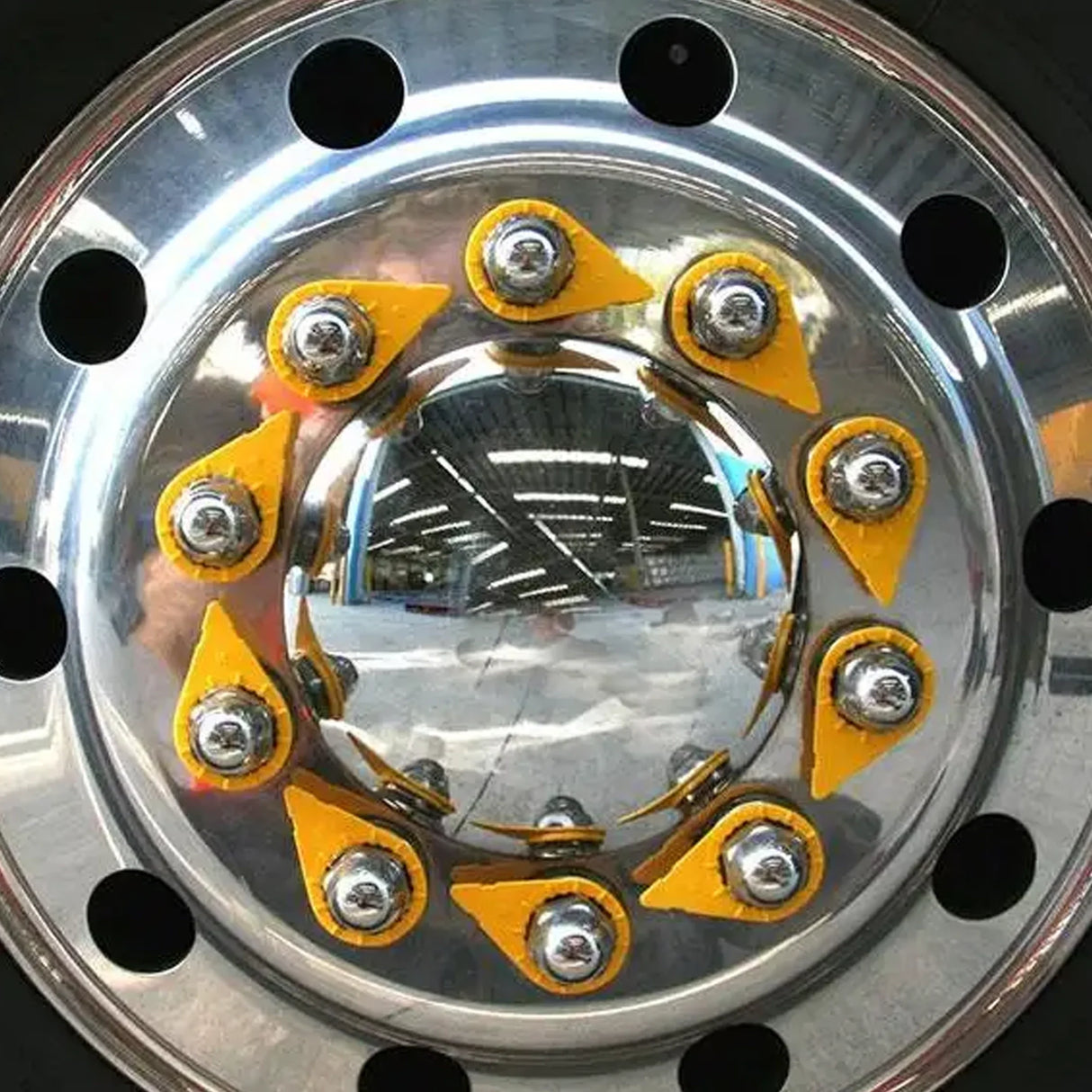 Δείκτης χαλάρωσης παξιμαδιού τροχού – Πλαστικός, Κίτρινος