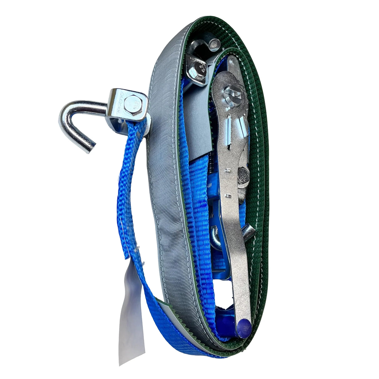 Bordovaný upínací popruh na kolo s háky