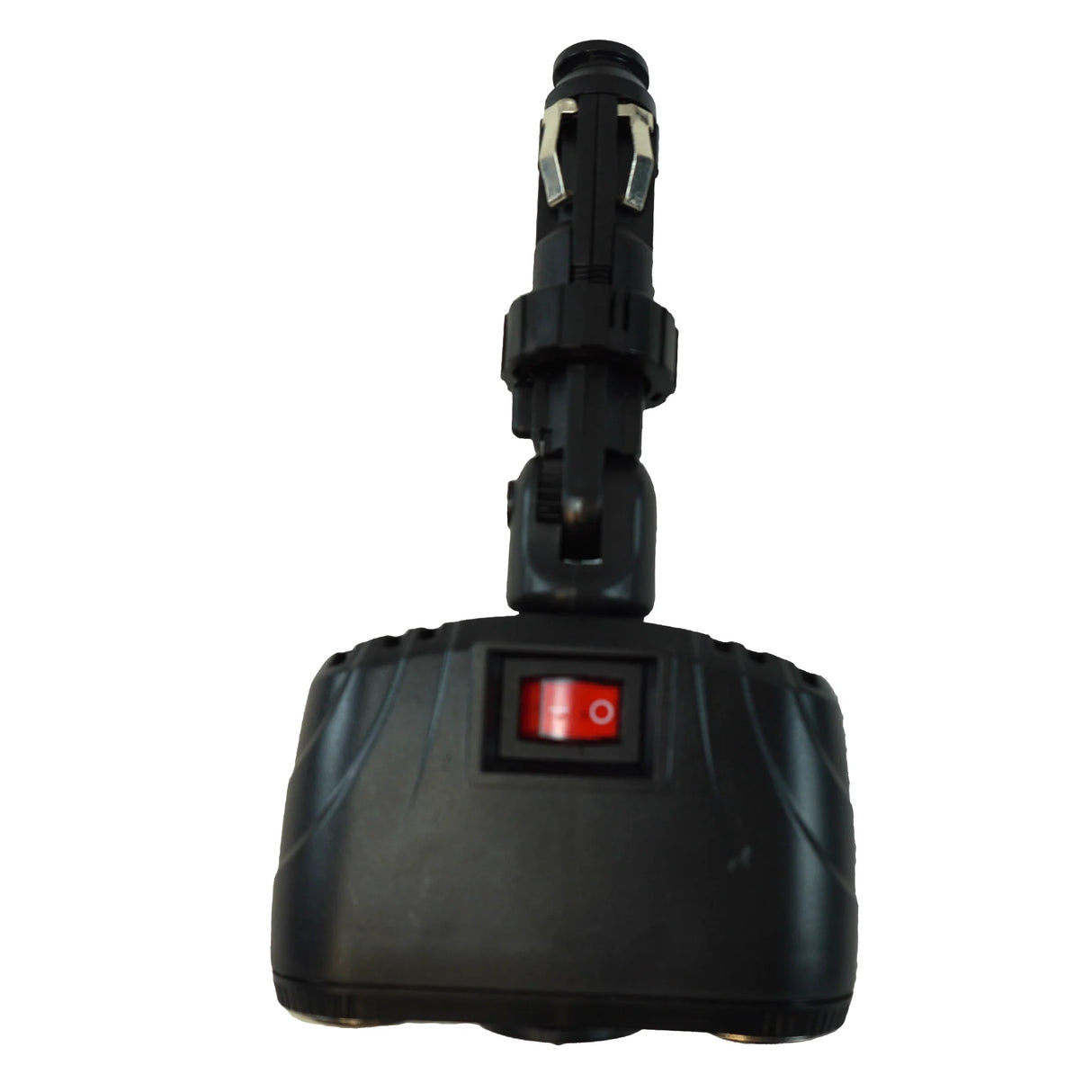 Multiprise allume-cigare double avec 2 ports USB et interrupteur