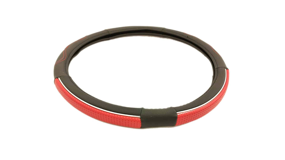 Stylový potah na volant 44–46 cm s chromovaným proužkem