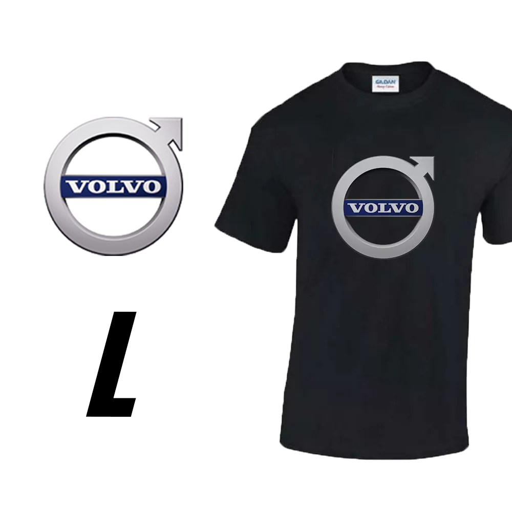 T-shirt Volvo 100% Algodão – Preto