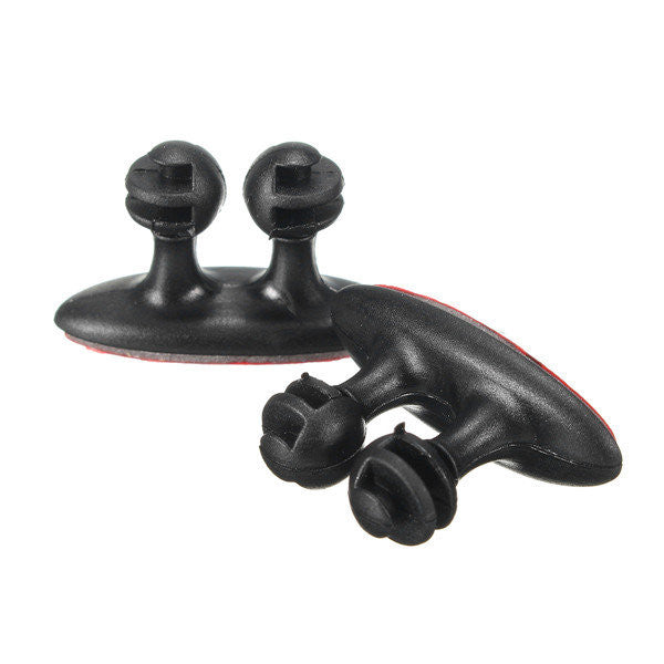 Set di 6 Clip Organizzacavi Adesive Carsun – Nero