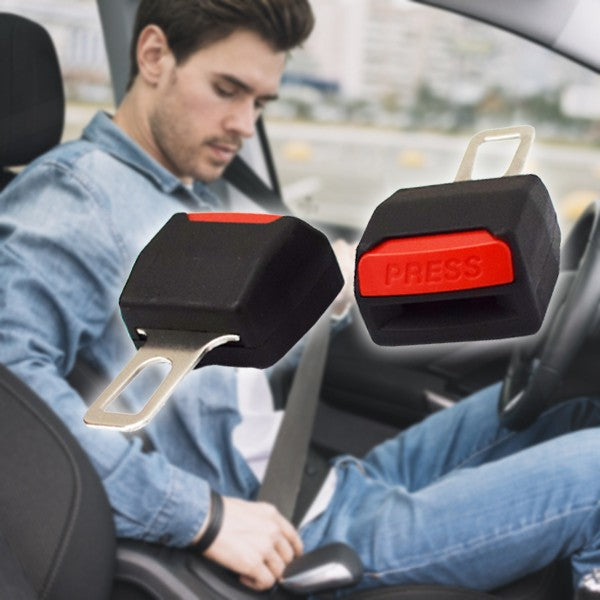 Set dveh univerzalnih zaponk za varnostni pas s karbon vzorcem