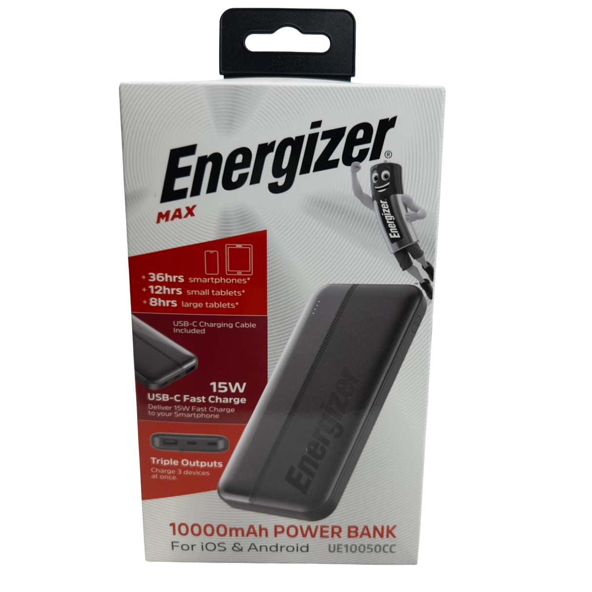 Power bank Energizer pentru vestă încălzită, cu încărcare rapidă USB-C și 3 ieșiri