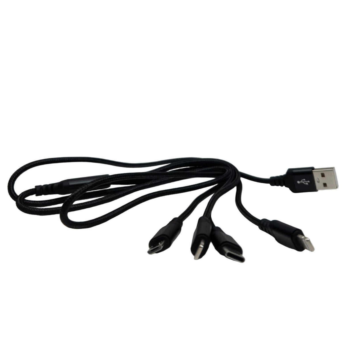Univerzální USB kabel 4 v 1 Hoco X76, 1 m, černý