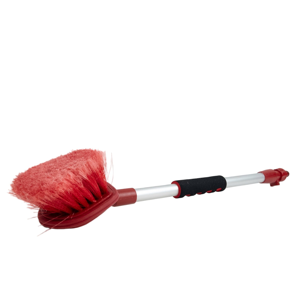 Perie pentru spălare auto cu mâner telescopic, compatibilă cu furtun, 62 cm