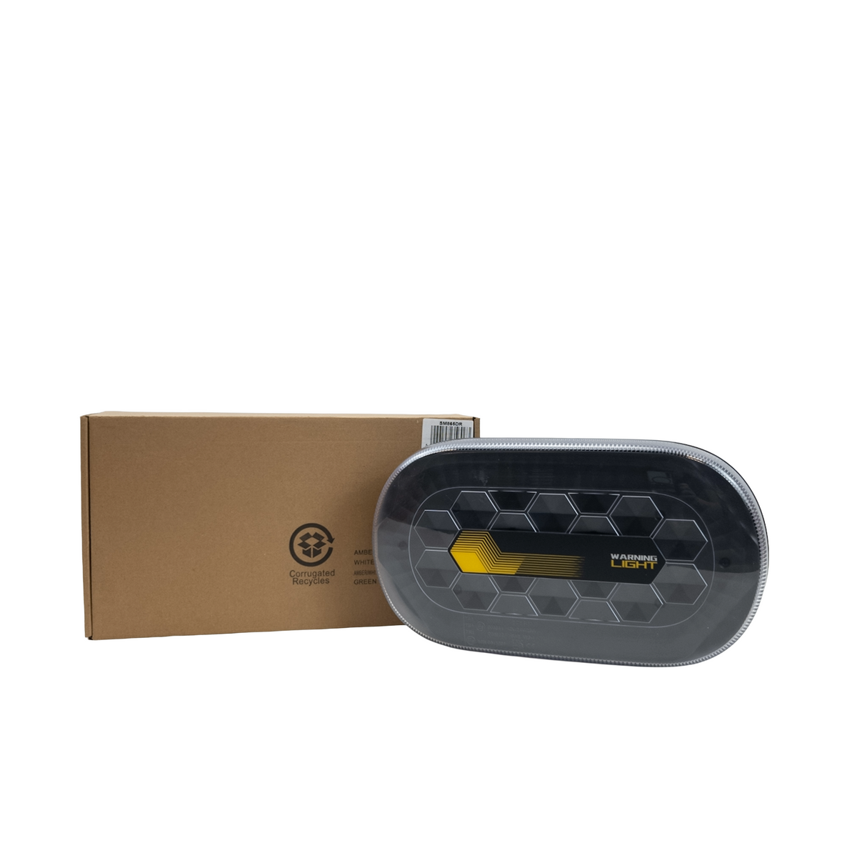 Barra de Luz Intermitente Amarela para Veículos