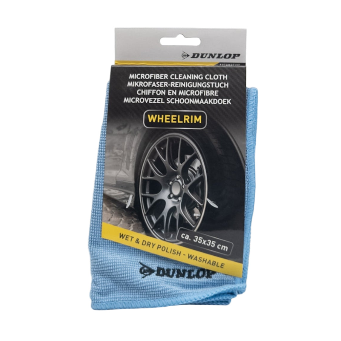 Laveta din microfibră Dunlop pentru jante, 35x35 cm
