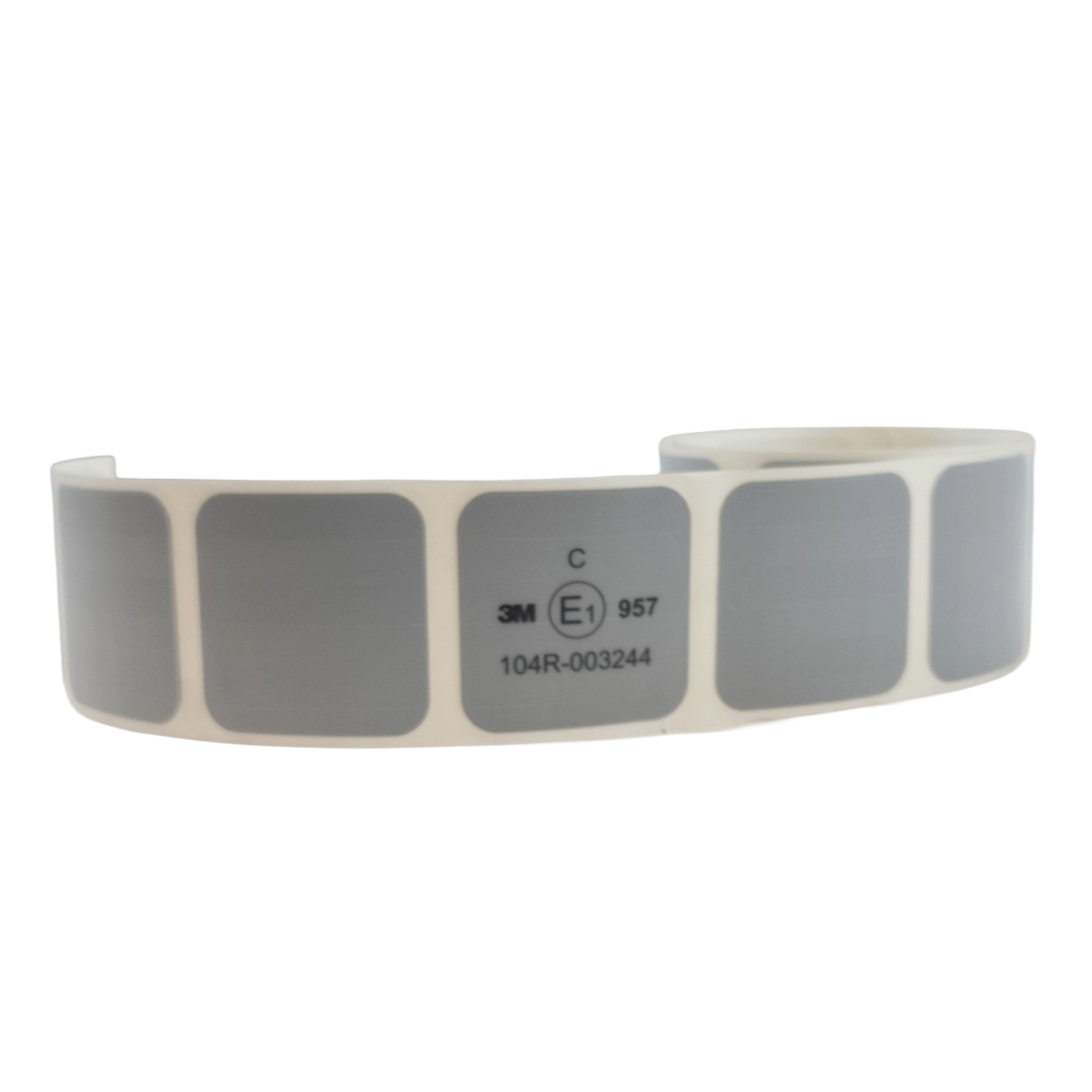 Samolepicí reflexní páska na plachtu – bílé čtverce, 1 m