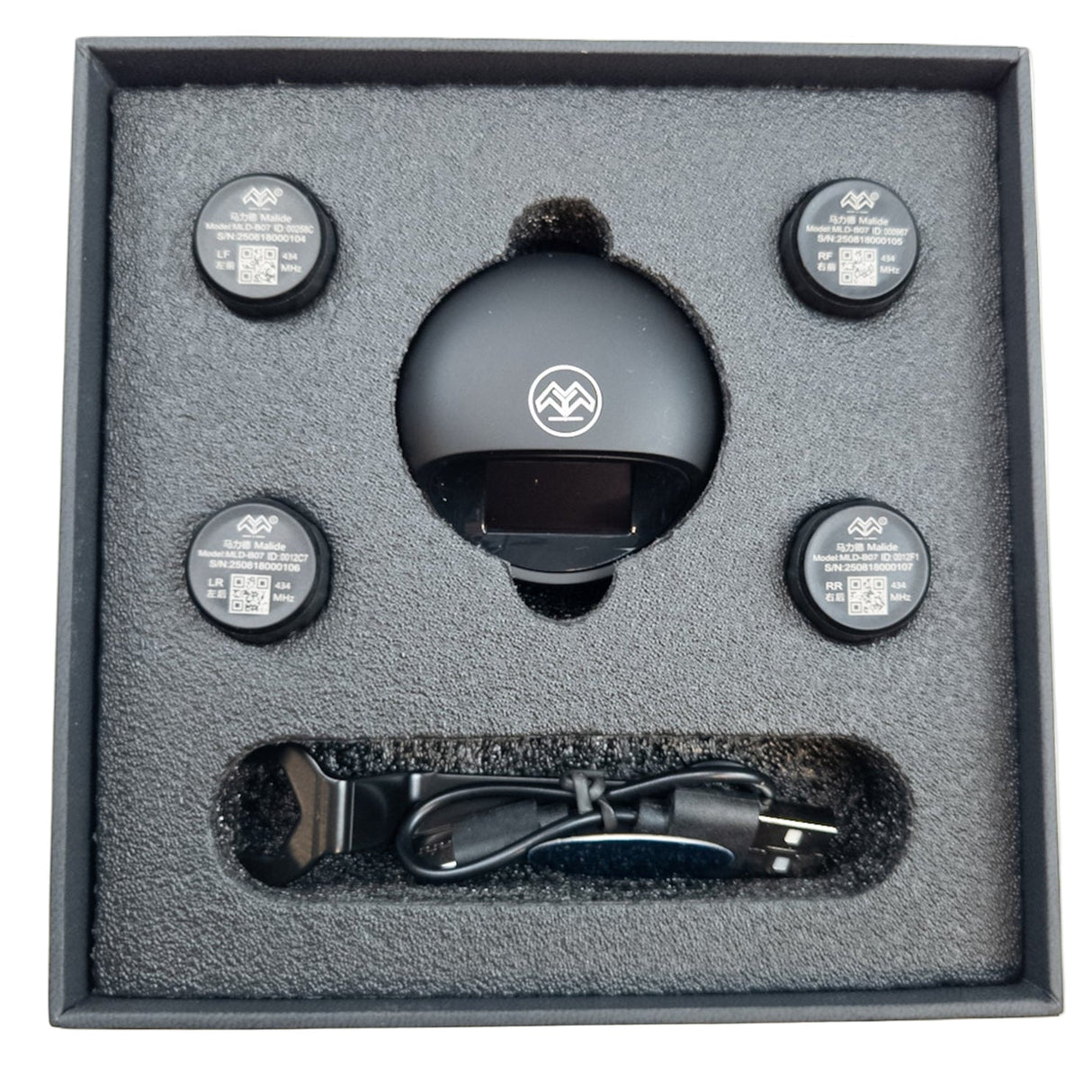 Sensore di Pressione Pneumatici con Display Digitale Malide