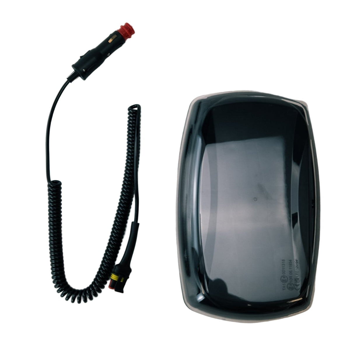 LED výstražný maják s magnetickým uchycením – žlutý