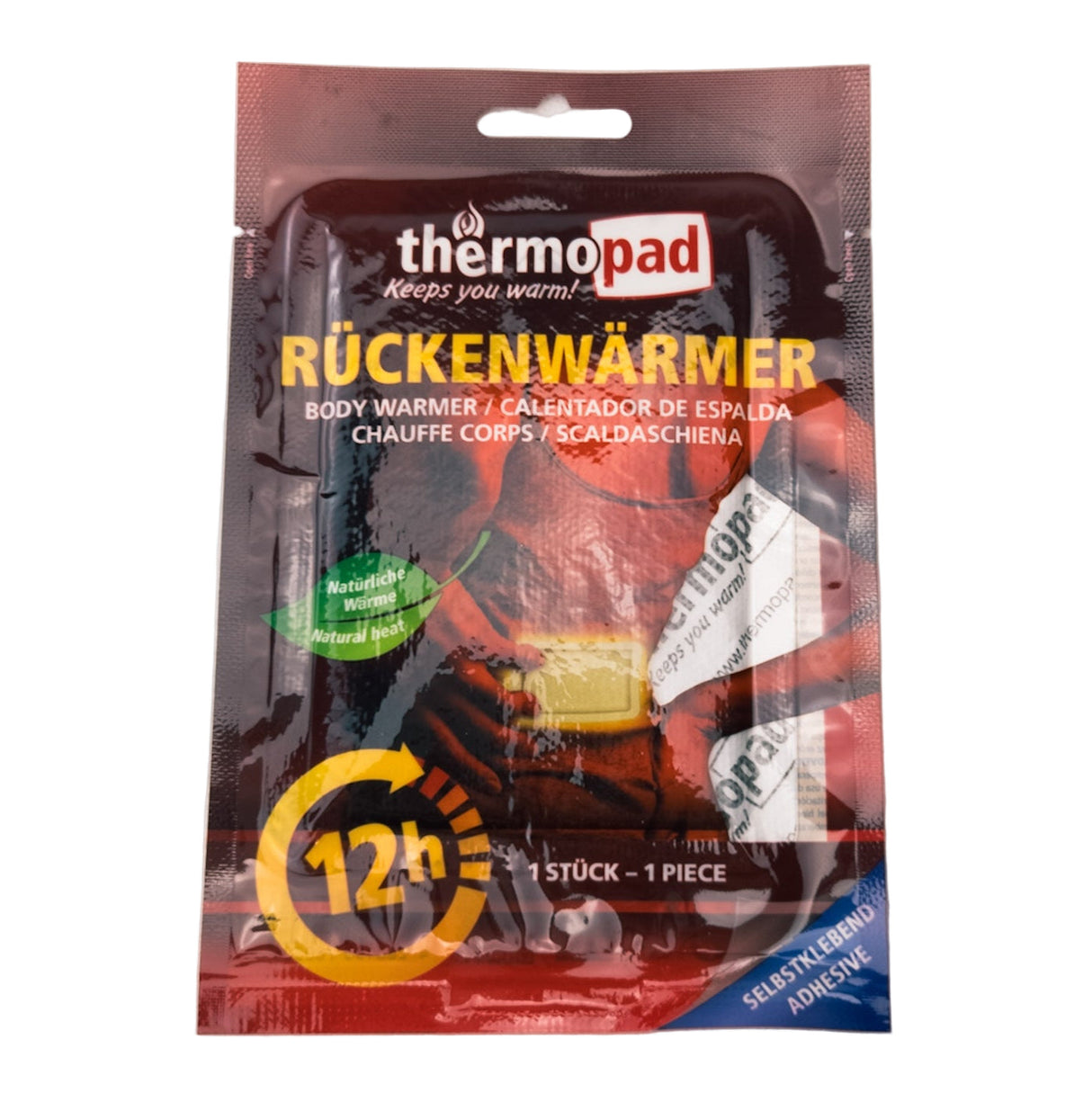 Cuscinetto autoriscaldante fino a 12 ore