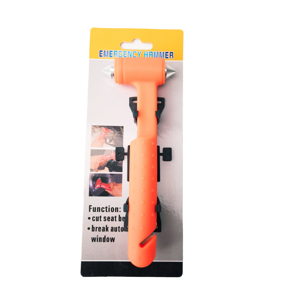 Martillo rompecristales y cortador de cinturón de seguridad