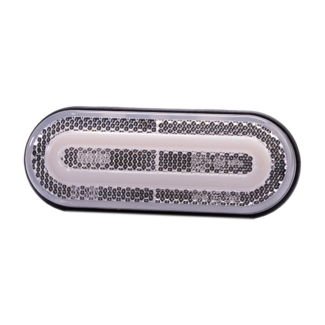 LED позиционна лампа с овална прозрачна форма, 12-36V