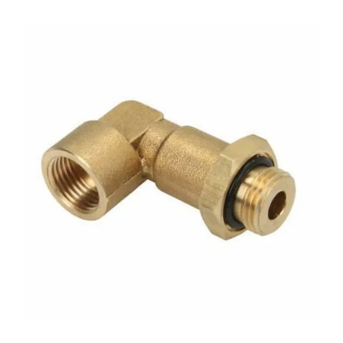 Codo conector neumático roscado