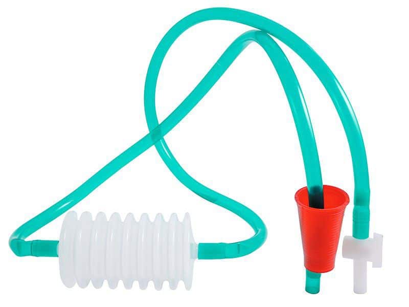 Furtun cu pompă manuală pentru transfer lichide, 200 cm