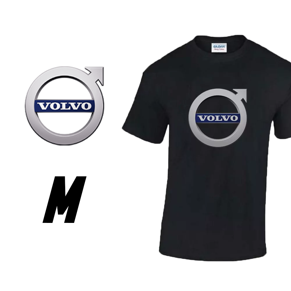 T-shirt Volvo 100% Algodão – Preto