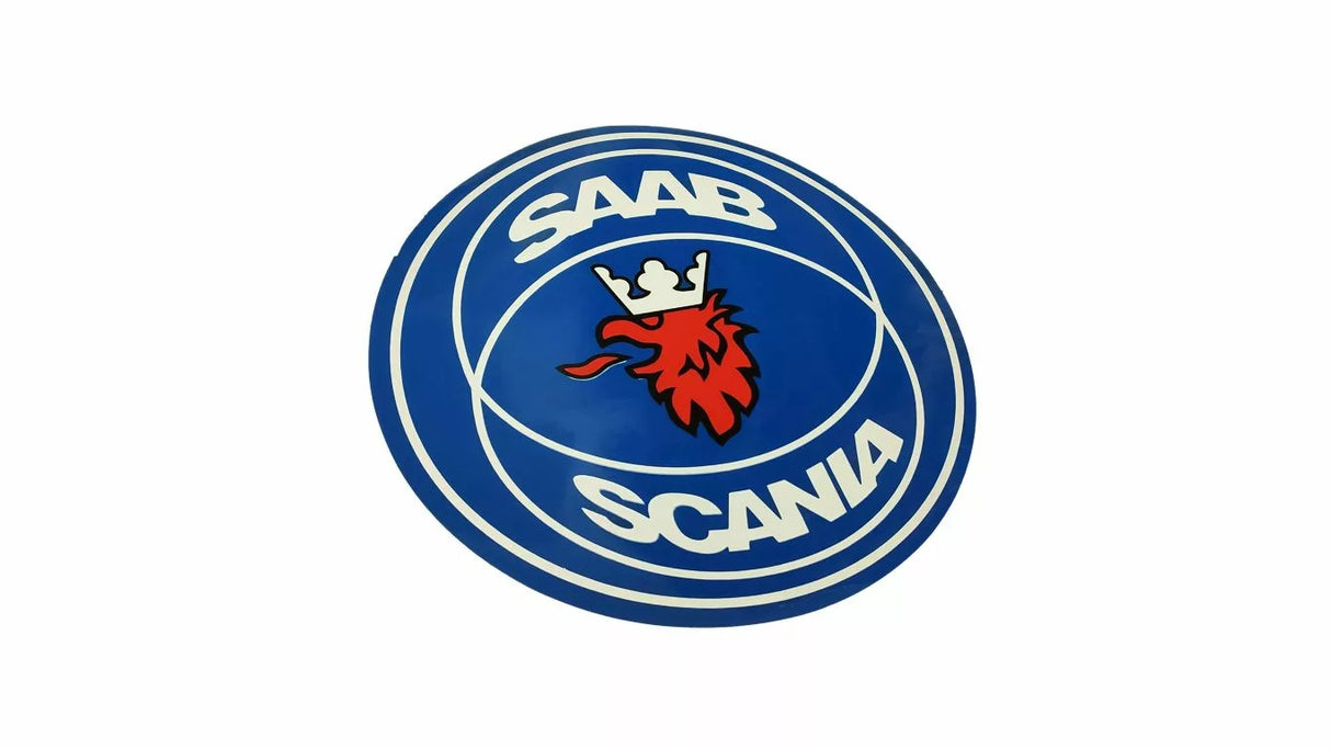 Sticker rond rétro Scania 22 cm