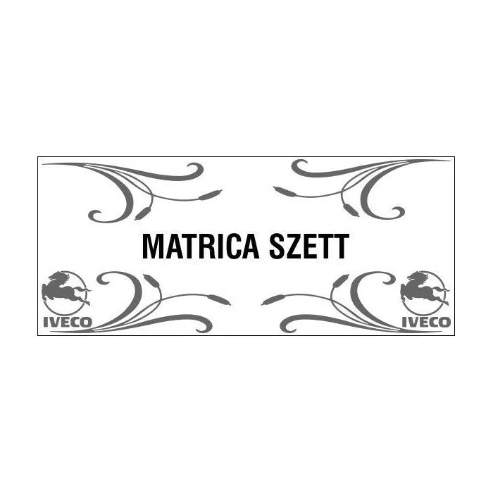 Set od 4 naljepnice za bočna stakla – motivi kamiona