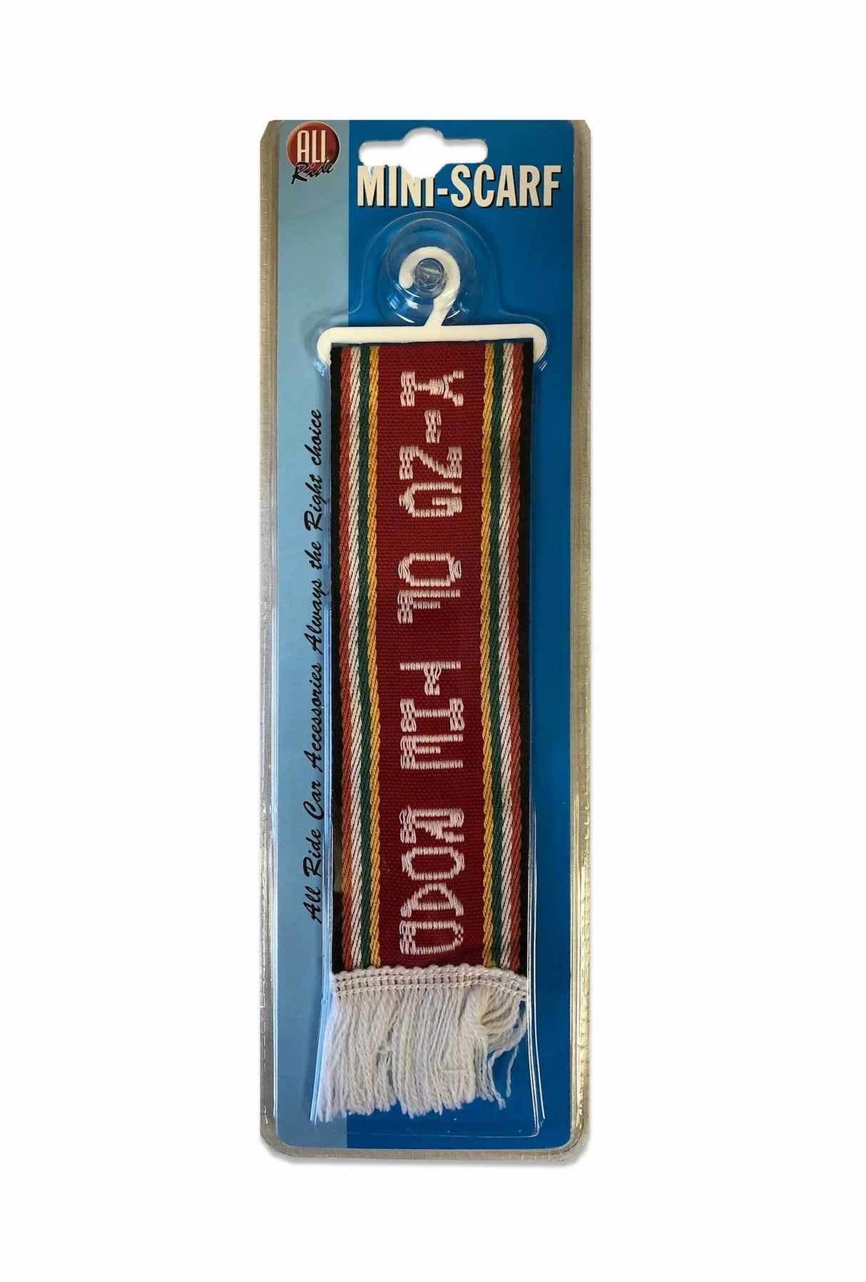 Mini-drapeau avec inscription personnalisée pour pare-brise