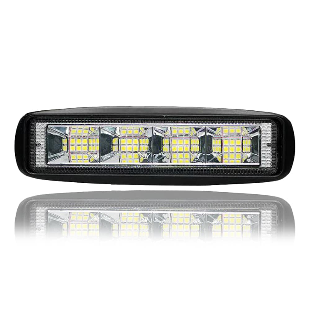 Lámpara de trabajo LED con haz amplio y diseño redondeado 12/24V