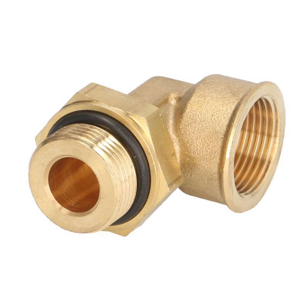 Codo conector neumático roscado