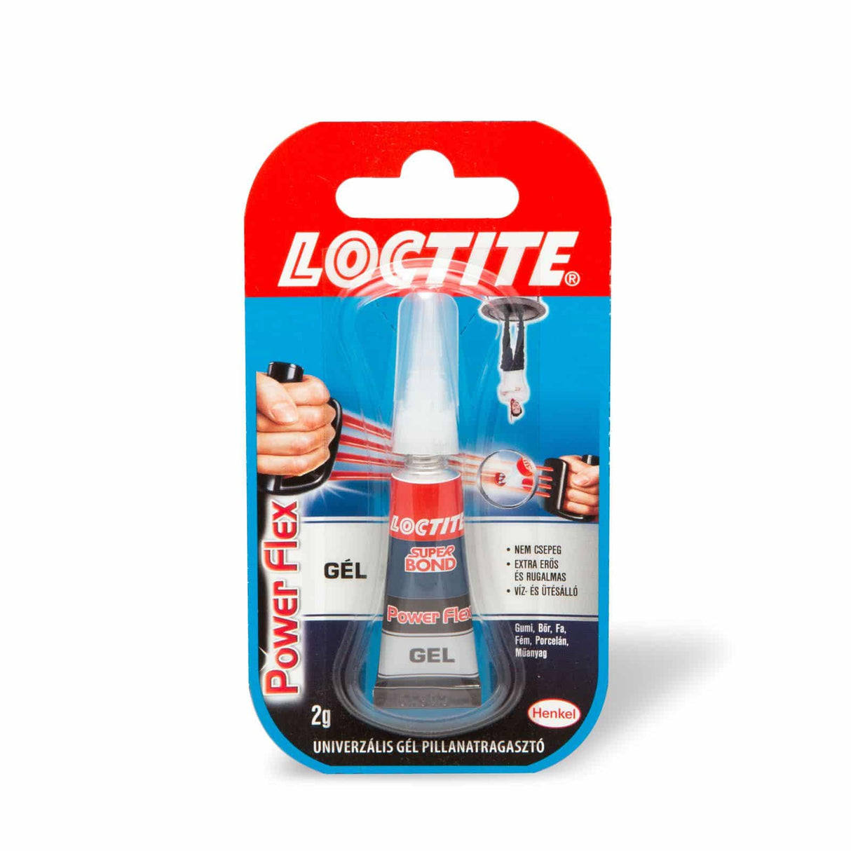 Loctite Power Flex Gel 2g – Ισχυρή και Εύκαμπτη Στιγμιαία Κόλλα