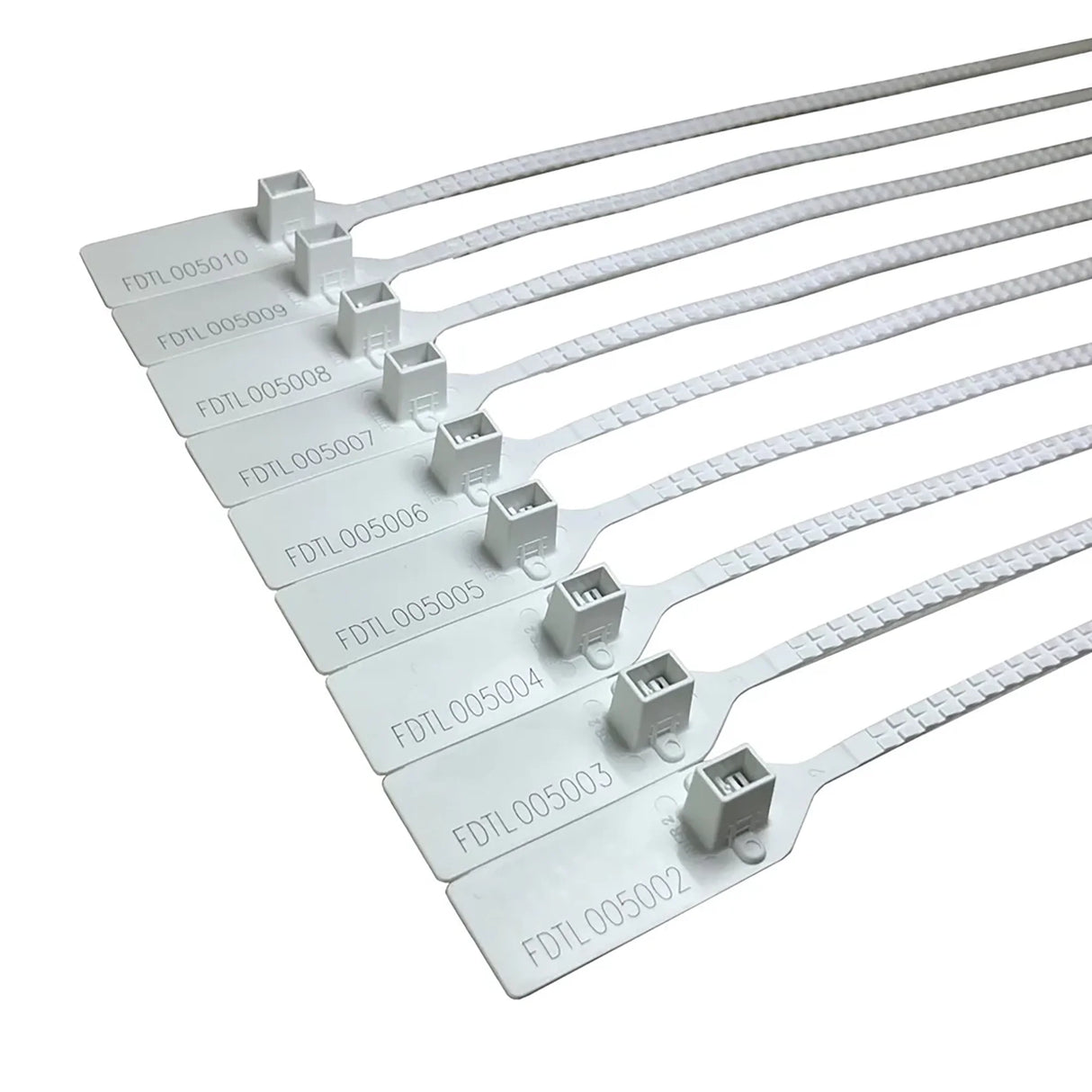 Sčíslovaná plastová plomba Fort Double Twin Lock – 1 ks, vratná