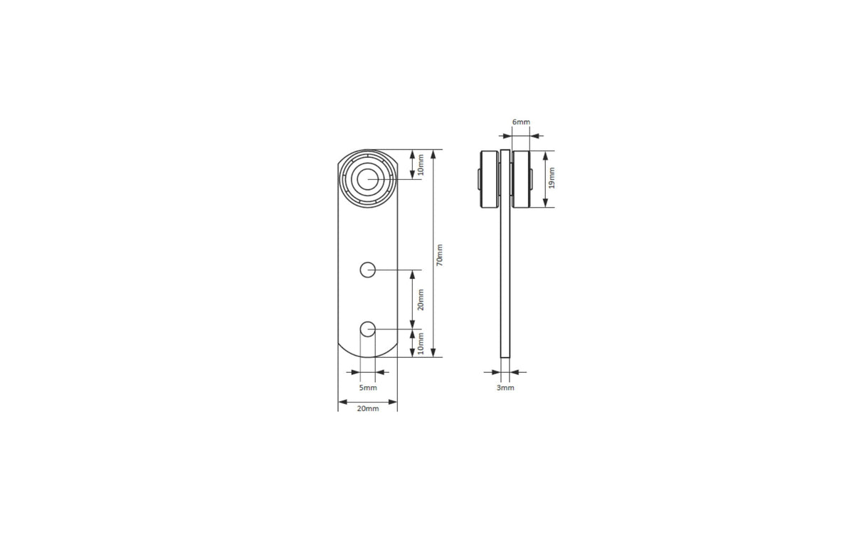 Rodillo para lonas disponible en tres tamaños