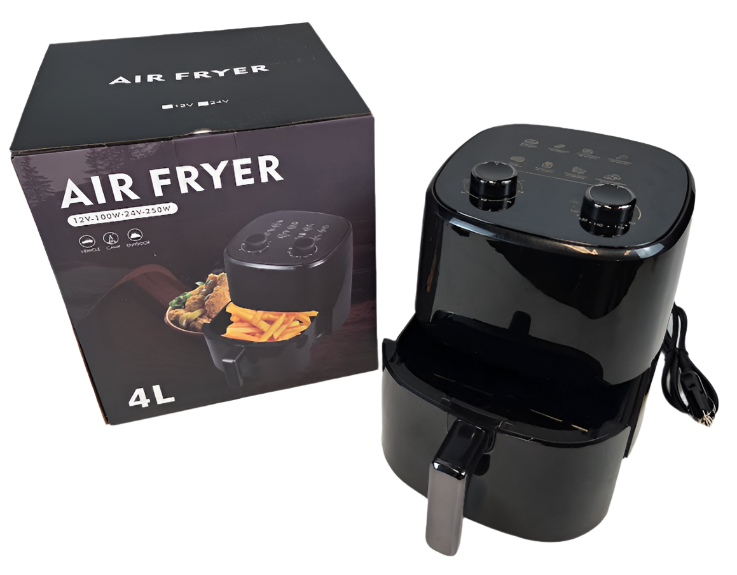 Air fryer 24V 4L – Praktična friteza na vrući zrak za zdraviju pripremu jela