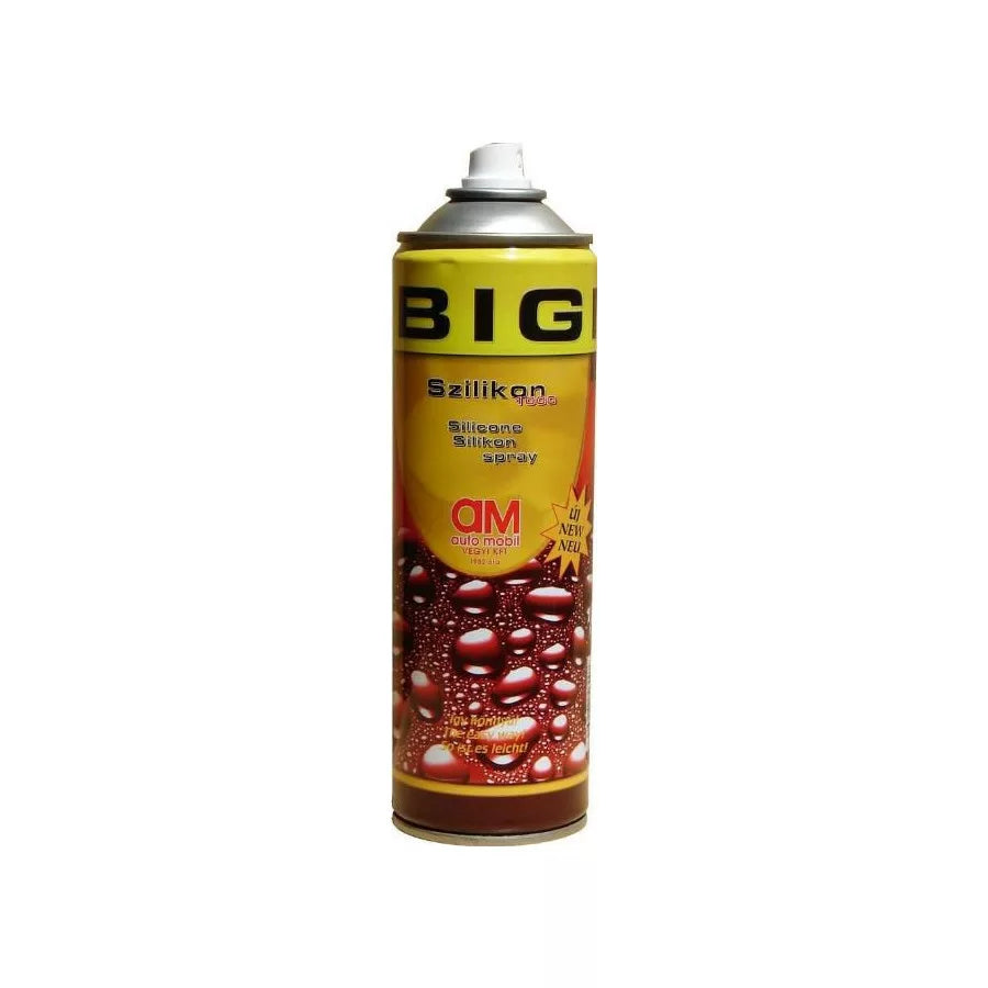 Spray de silicona BIGMAN 500 ml – Protección y cuidado para superficies de plástico, goma y cuero sintético