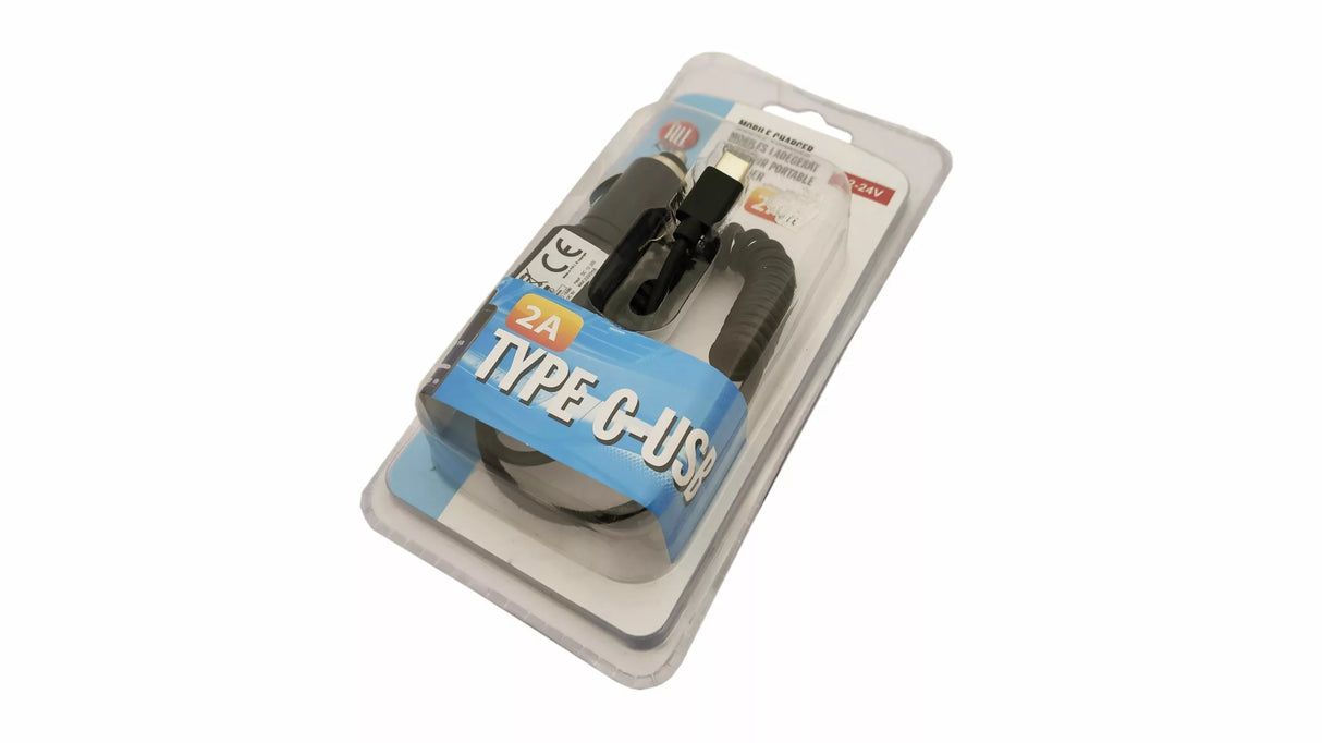 Auto punjač za telefon s Type-C priključkom – 2A