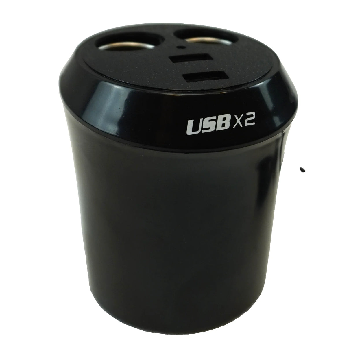 Multipresa da auto per portabicchieri con 2 prese accendisigari e 2 USB