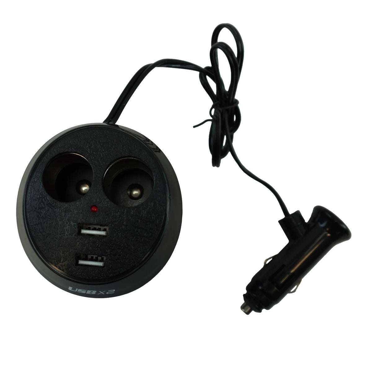 Multipresa da auto per portabicchieri con 2 prese accendisigari e 2 USB