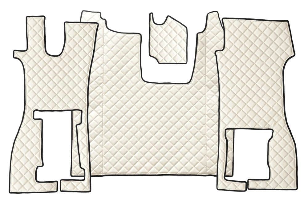 Covor steppat din piele ecologică pentru Scania R (2011-2016), diverse culori