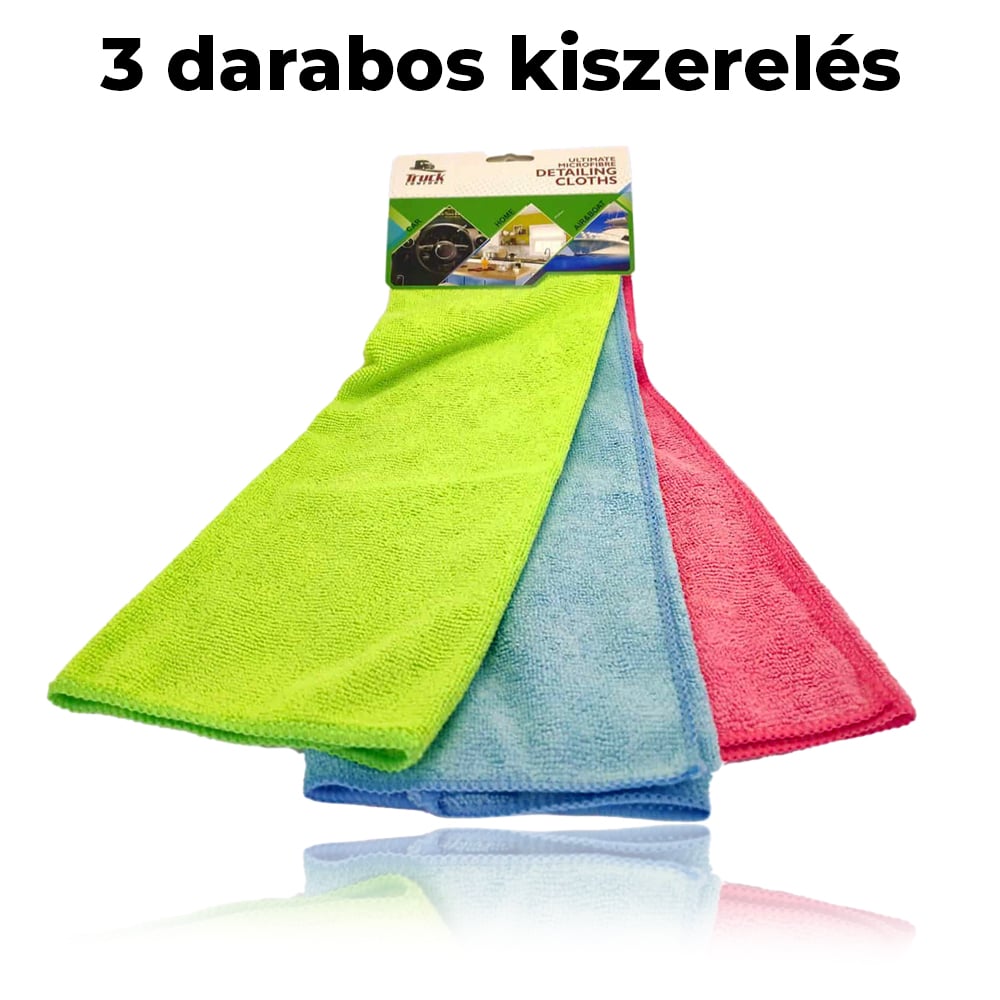 Set od 3 mikrofiber krpe za čišćenje 40x40 cm
