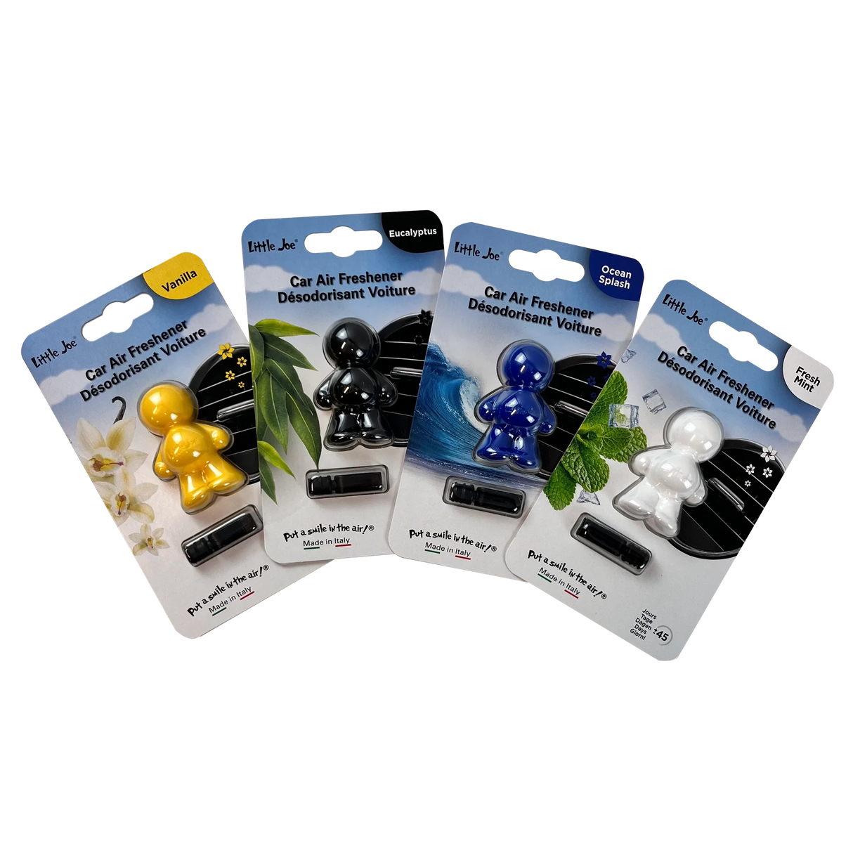 Veselý figurkový osvěžovač vzduchu do auta na ventilaci