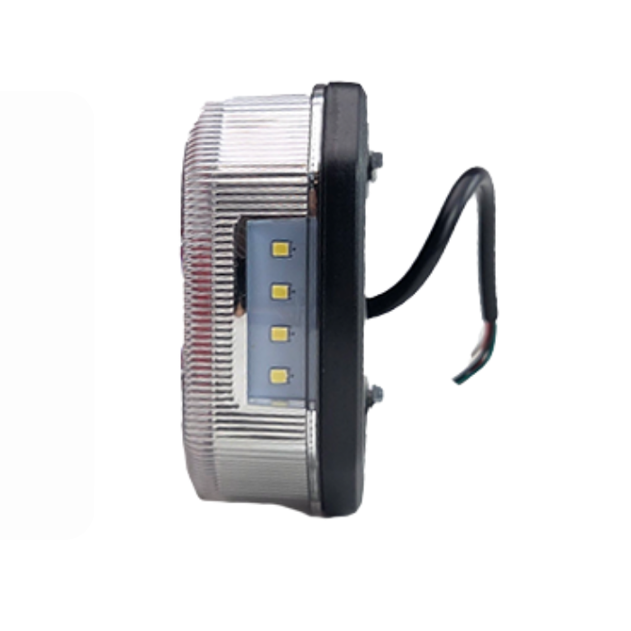 LED Anhänger-Rückleuchte mit 4 Funktionen und Prismenlinse, 12V/24V