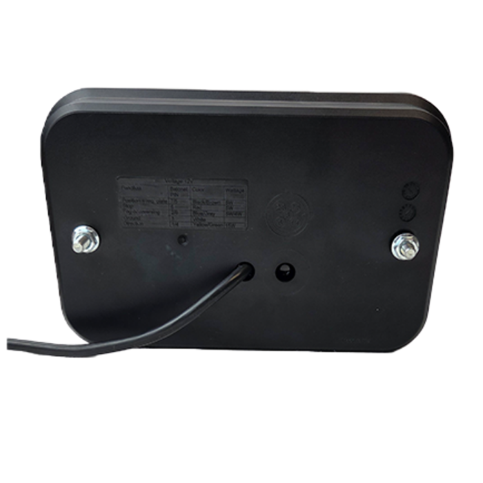 Fanale posteriore LED 5 funzioni con prisma triangolare 12V