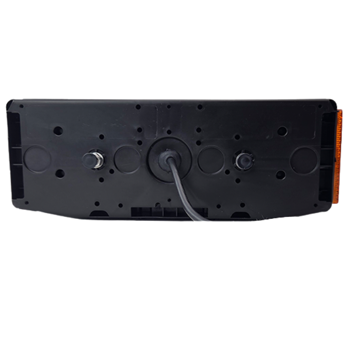 Luz Traseira LED Universal 7 Funções com Suporte para Placa 12-24V