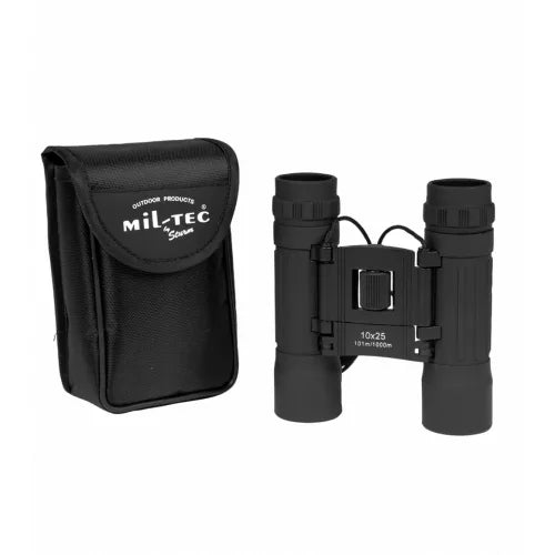 Binocolo Tattico Compatto con Custodia Mil-Tec 10x25