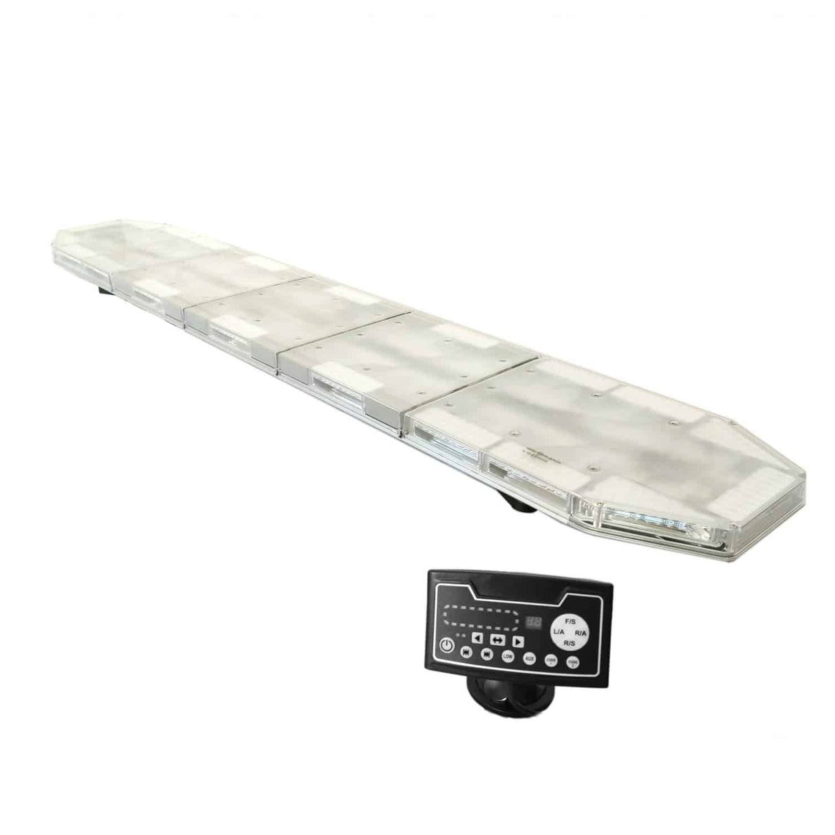 Проблясващ LED светлинен бар с жълта светлина и контролер – 162W или 180W